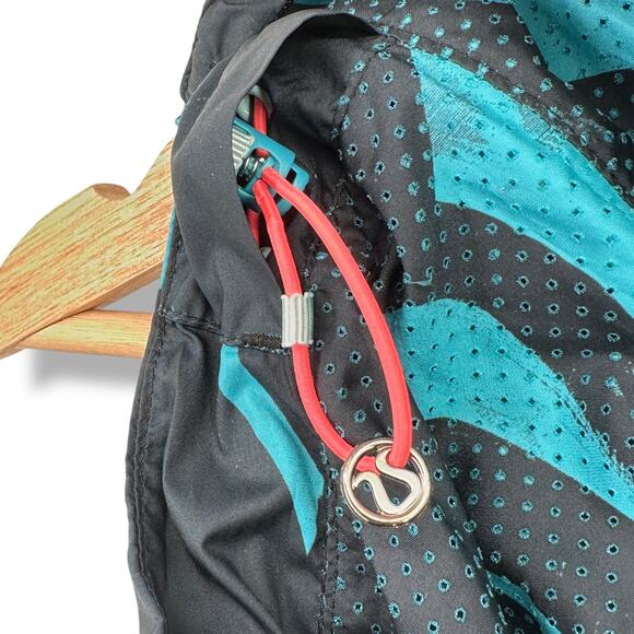 Lululemon Pack-It Vest Womens Size 4 Back Spin Stroke Peacock Blue Black - Picture 7 of 10